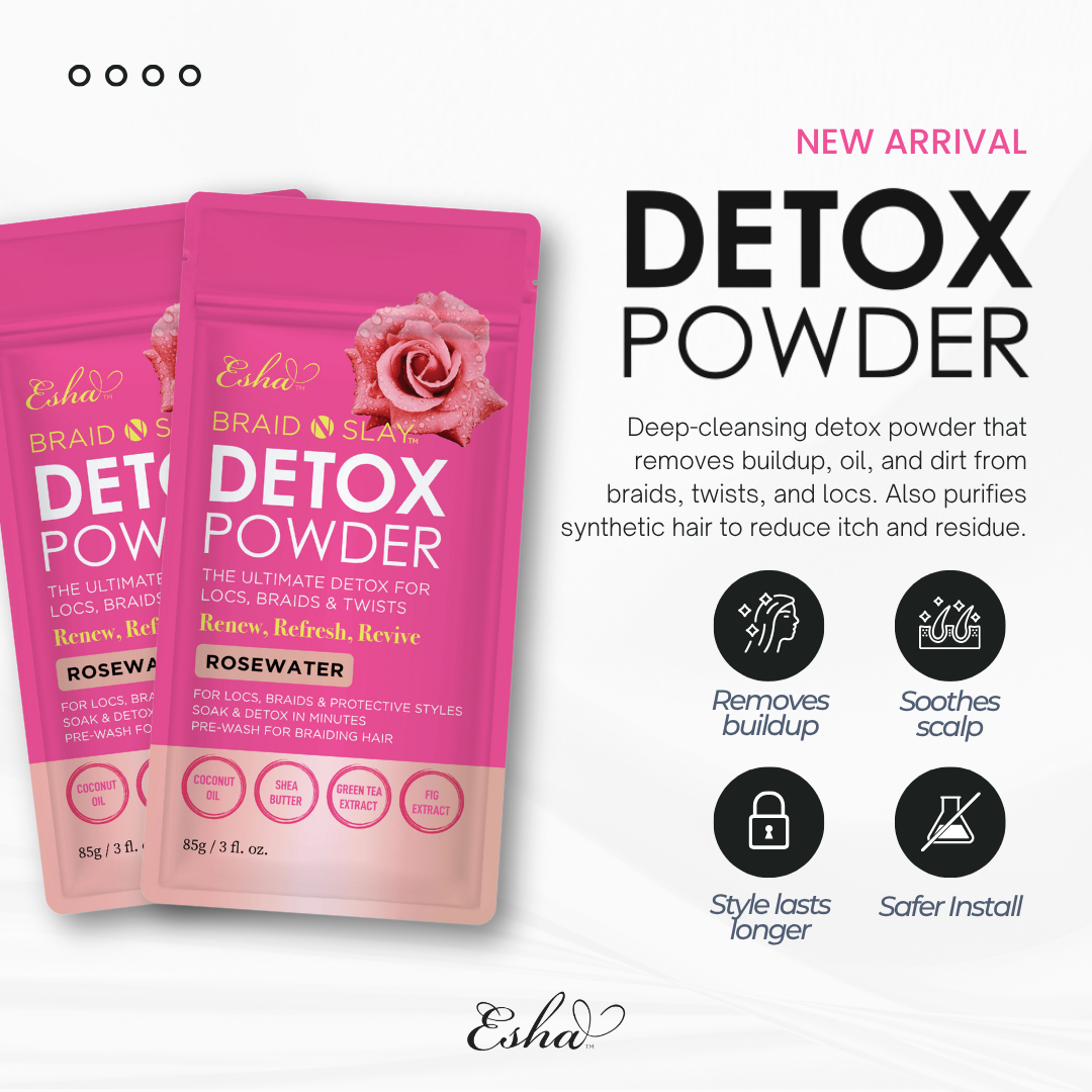 Esha Braid N Slay Detox Powder (3OZ)