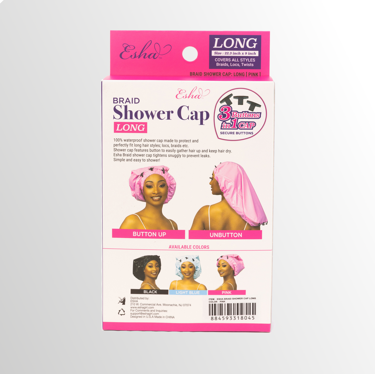 Esha Braid Shower Cap