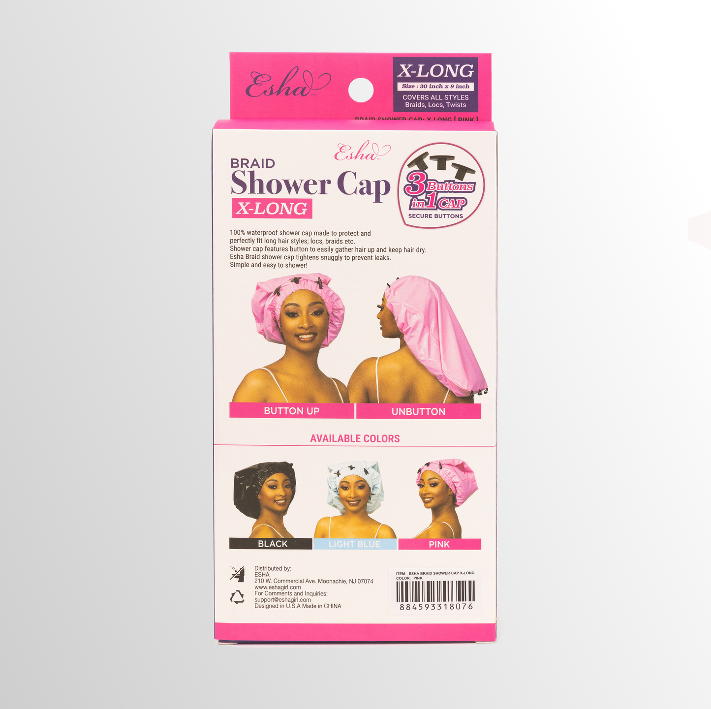 Esha Braid Shower Cap