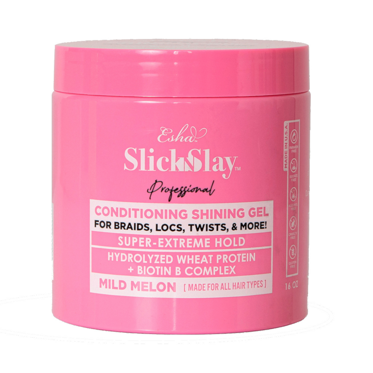Slick N Slay Professional Conditioning Shining Gel (Mild Melon Scent)