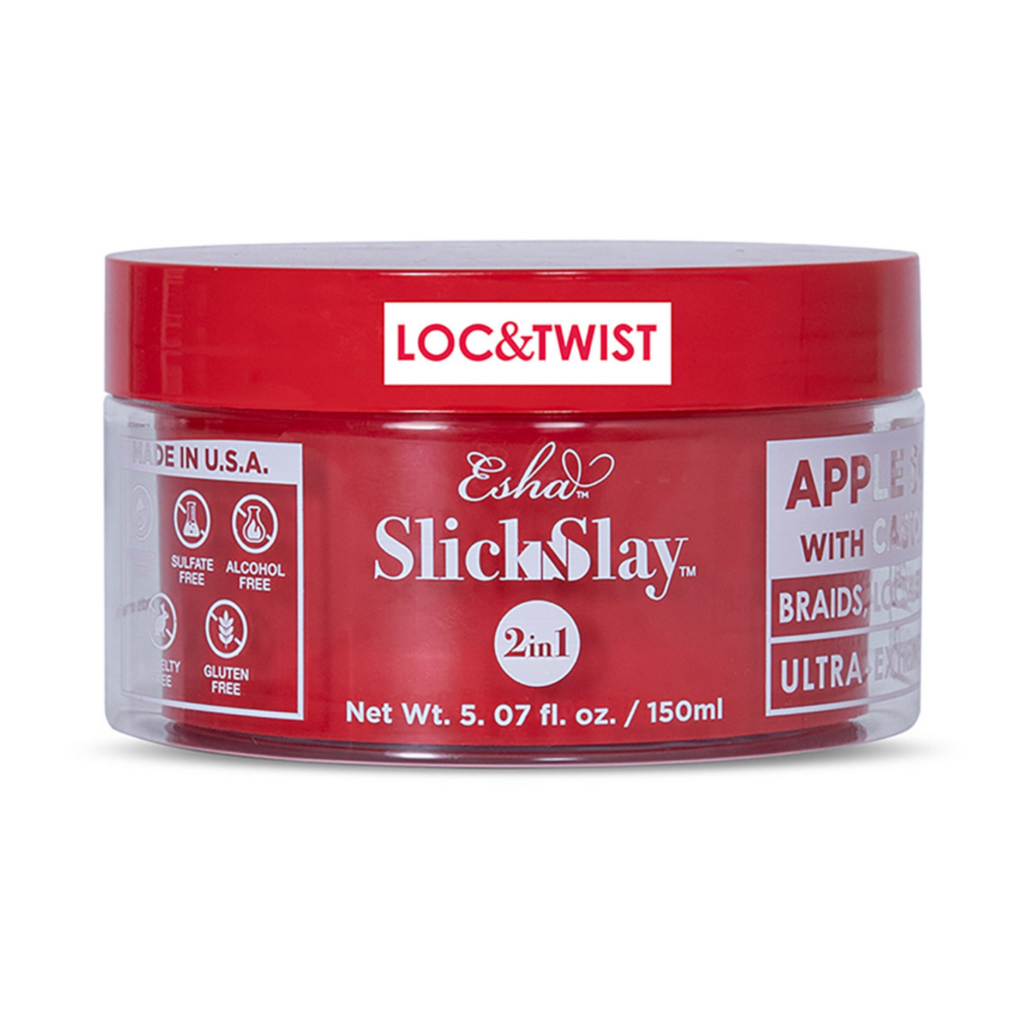 
                  
                    Slick N Slay 2-IN-1 Braid & Edge Gel - APPLE & CASTOR OIL
                  
                