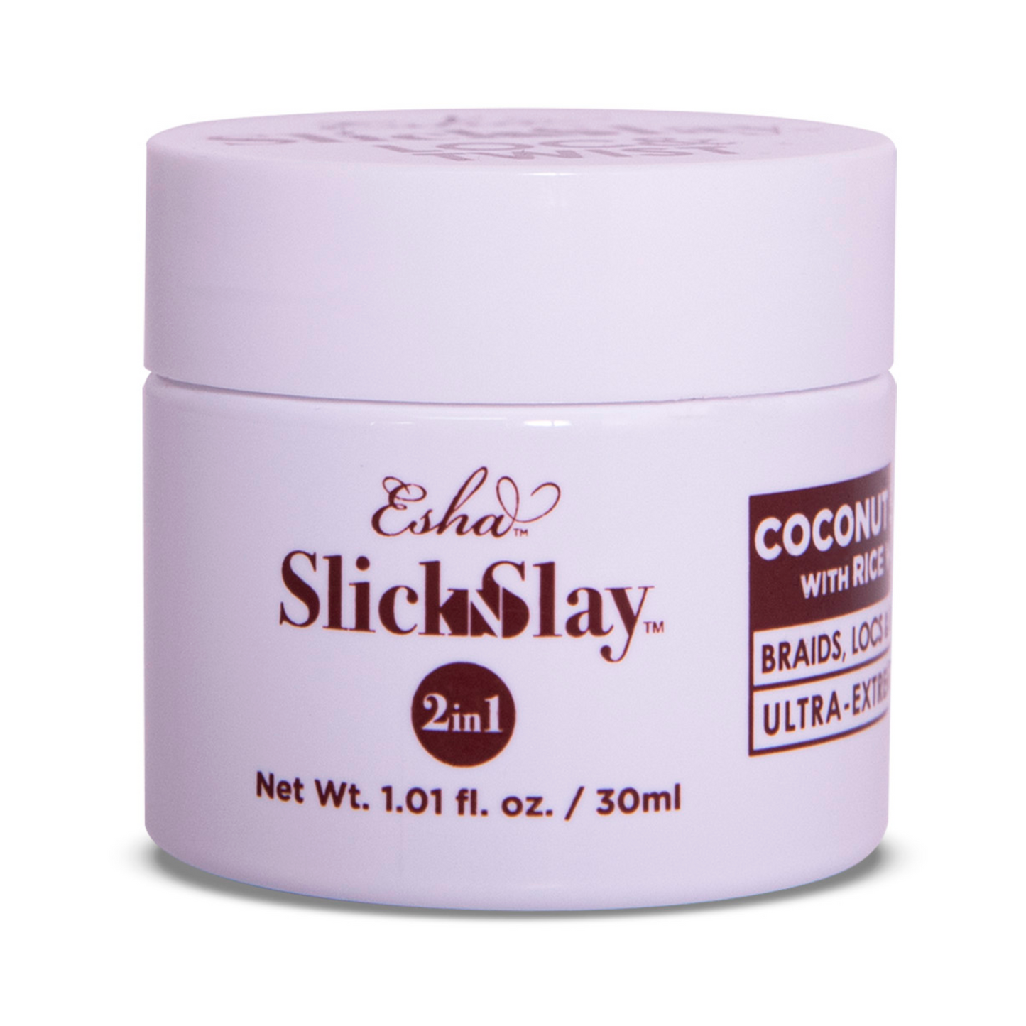 Slick N Slay 2-IN-1 Braid & Edge Gel - COCONUT & RICEWATER
