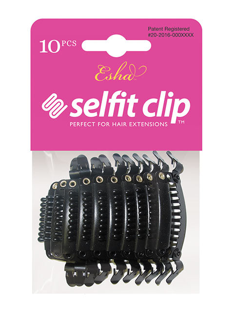 Esha Selfit Clip for Extensions Black