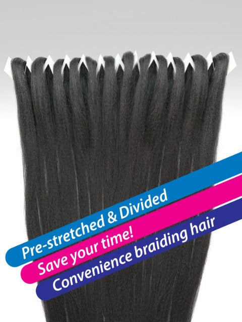 
                  
                    Janet Collection 3X EZ SPLIT Pre-Stretched 100% Kanekalon Braid 36"(3XEZS36)  *SALE
                  
                