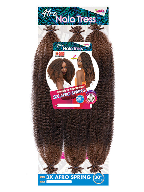 Janet Collection Nala Tress 3X AFRO SPRING Crochet Braid – Esha Girl