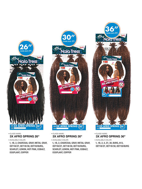 
                  
                    Janet Collection Nala Tress 3X AFRO SPRING Crochet Braid
                  
                