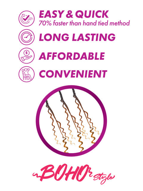 
                  
                    Janet Collection ENCORE LAVIE X-Pert 3XB Track Braid Hair-BOHO SENEGAL BRAID WEAVING 24"
                  
                